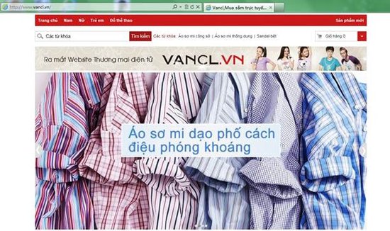 凡客在越南开设独立域名网站
