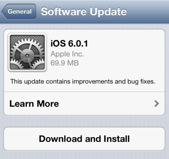 iOS 6.0.1ϵͳ