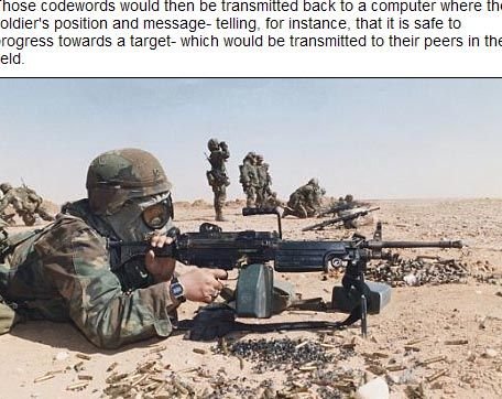 美欲打造“读心术”部队 士兵间了解彼此思维