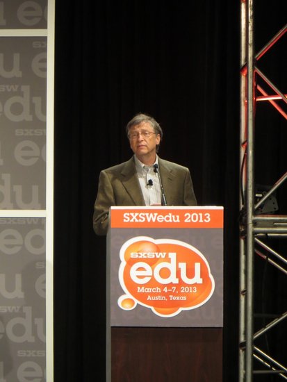 盖茨出席SXSW大会演讲：教育的未来在数据