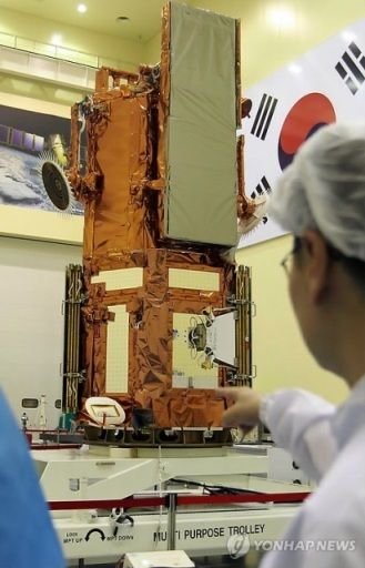 韩国阿里郎5号卫星完成试验 月底运往俄发射_科技