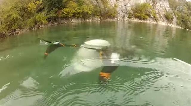 水空两栖无人机：可潜伏水中长达两个月 