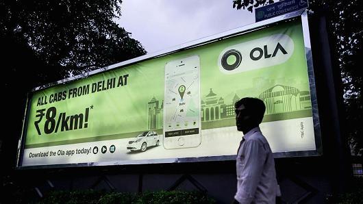 Uber与Ola的激战已蔓延到企业级领域