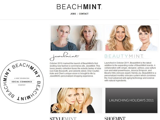 BeautyMint售卖护肤品 上线第一天访问者50万