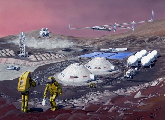 美私企欲花360亿美元建8万人火星基地