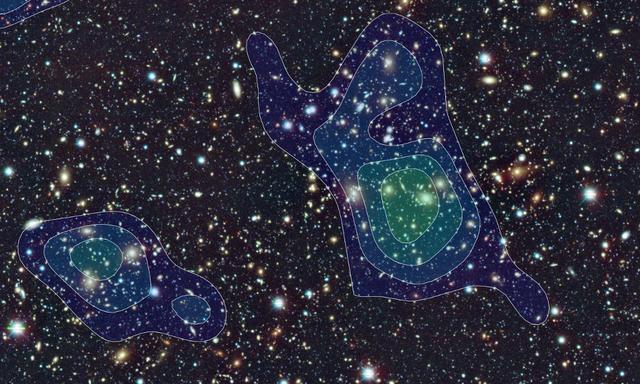 日本科学家绘制局部宇宙暗物质分布图