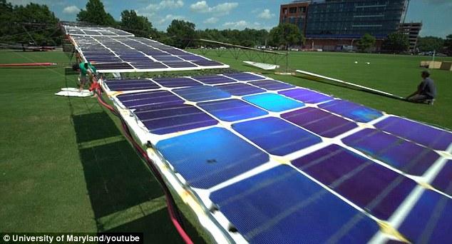 美大学生研制全太阳能直升机 试飞很成功