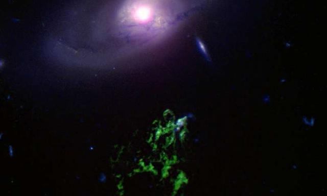 NASA钱德拉X射线望远镜揭秘黑洞背后的宇宙气泡