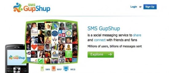 印度短信群 发服务SMS GupShup融资1000万美元