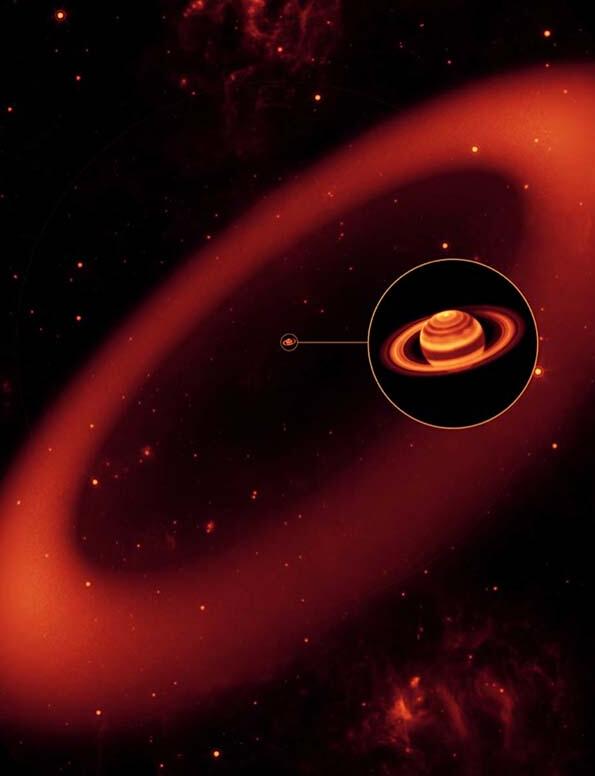美国天文学家发现土星新环