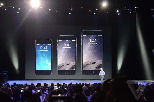 苹果发布iPhone 6、iPhone 6 Plus及智能手表