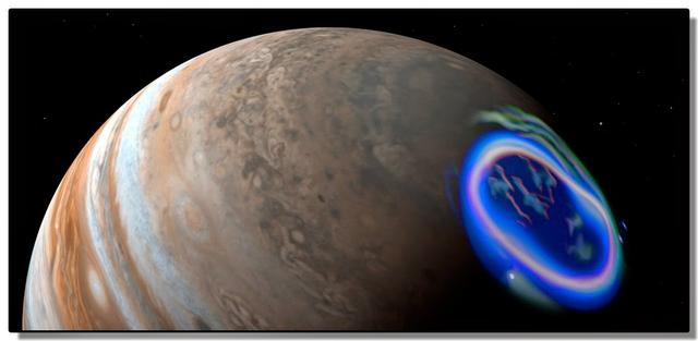 美丽的木星极光覆盖范围超地球面积数倍