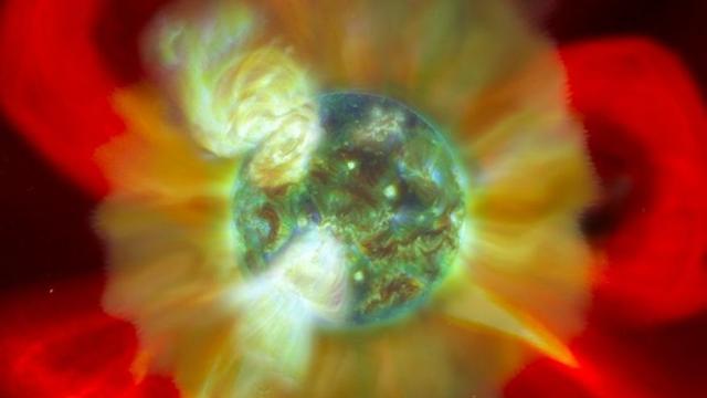 科学家发现幼年地球曾遭受太阳的“虐待”