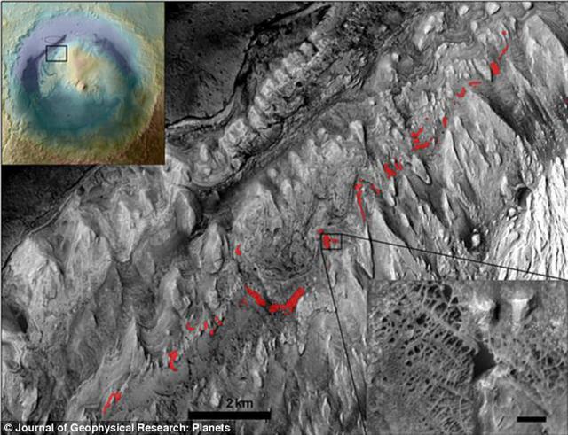 科学家发现好奇号正行驶在火星巨型湖床上