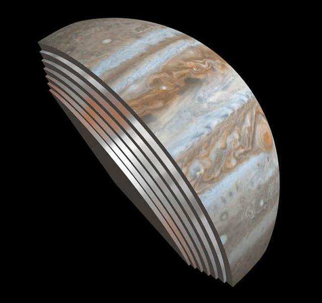 朱诺号探测器发现木星的条纹可不&ldquo;肤浅&rdquo;