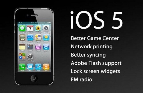 苹果新版移动操作系统iOS 5正式上线