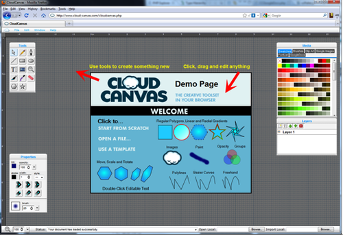 CloudCanvas推出HTML5在线图像编辑工具(图