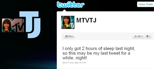 MTV推出&ldquo;Twitter主持人&rdquo;：TJ
