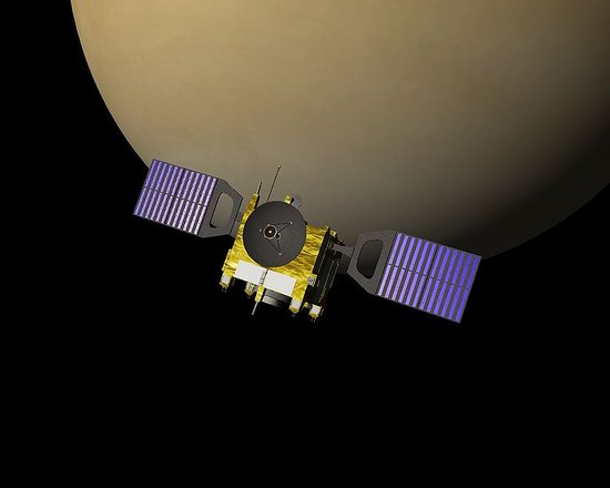 欧空局金星快车探测器发现“金星自转变慢”