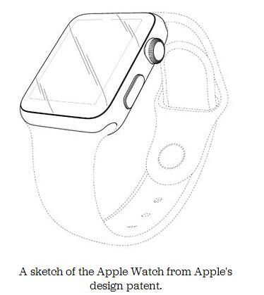 苹果获得Apple Watch外观设计专利