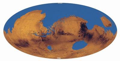 美国科学家发现火星远古时期海洋和冰山证据(组图)