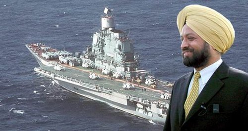 印度“戈尔什科夫”号航母8月底开始试航(图)_科技