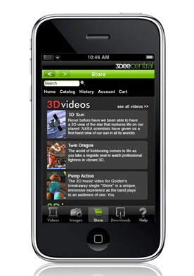 新应用程序让iPhone用户裸眼看3D电影(图)