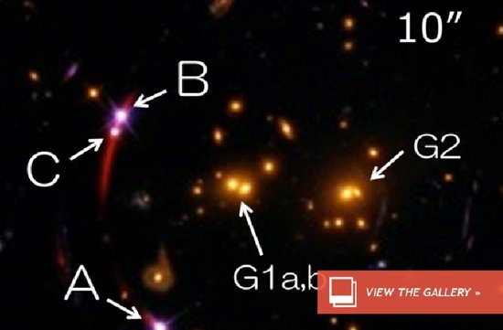 科学家使用宇宙透镜拍遥远神秘天体3D图像