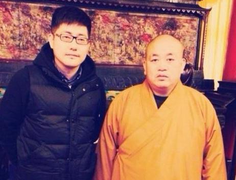 前盛大文学CEO侯小强皈依少林寺方丈释永信
