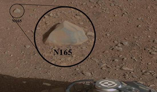 “好奇号”首次用高能激光束轰击火星岩石