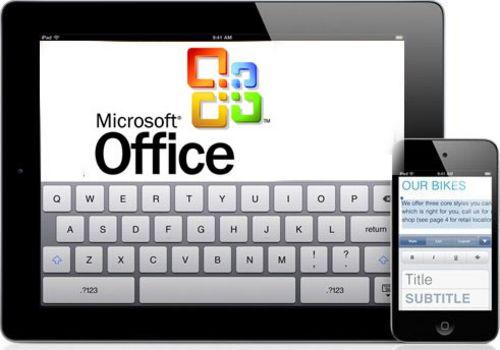 传微软上半年推iPad版Office 先于Windows 8版 