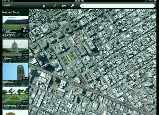 谷歌地图升级迎苹果挑战:3D离线与街景拓展
