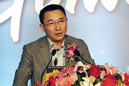 图文:万家乐厨卫产品总经理余少言发言