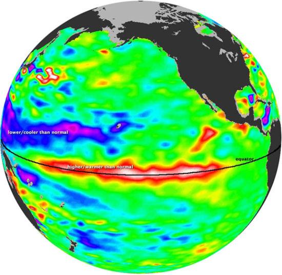 今年厄尔尼诺或成史上最强 获名“李小龙”