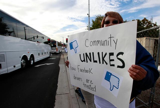 收入不均！班車司機(jī)要求Facebook提高待遇