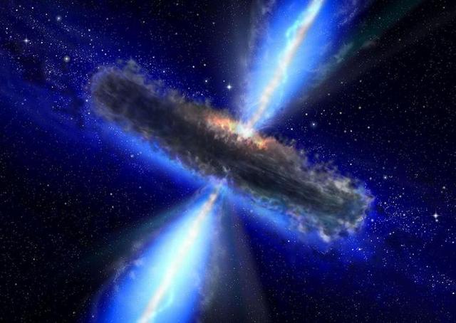 科学家发现藏身宇宙尘埃中的特大质量黑洞