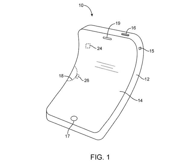 苹果获柔性屏专利 或应用到未来iPhone中