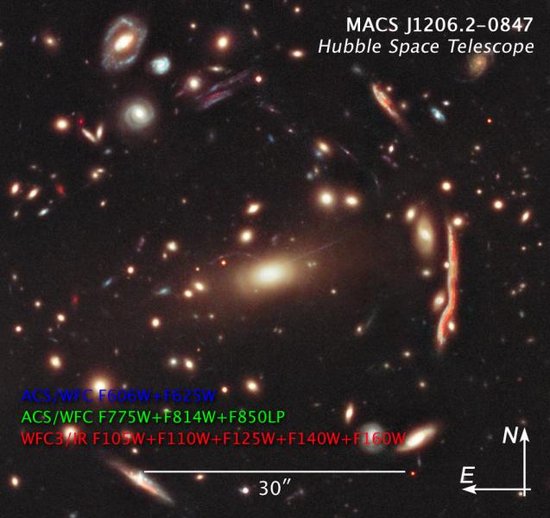 “哈勃巡天项目”获取暗物质分布最新数据