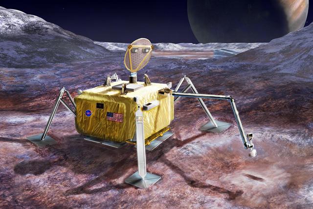 NASA探讨发射&ldquo;着陆器&rdquo;到木卫二表面