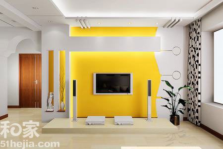 清新恬静 10个雅致电视背景墙设计(组图)