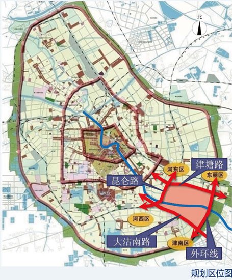 天津市区10大重点规划公示