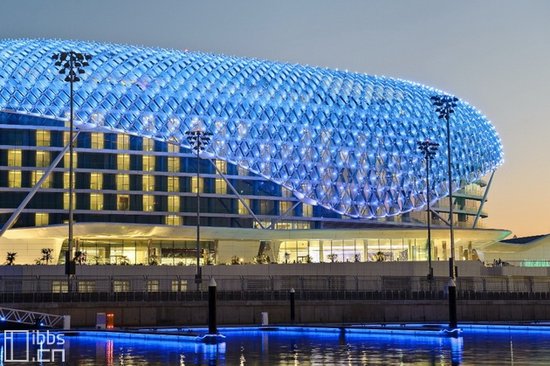 阿布达比璀璨餐的Yas 酒店装修设计欣赏(组图