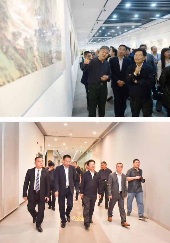 读山吟水话云烟闫禹铭水墨画作品全国巡展深圳首展举办
