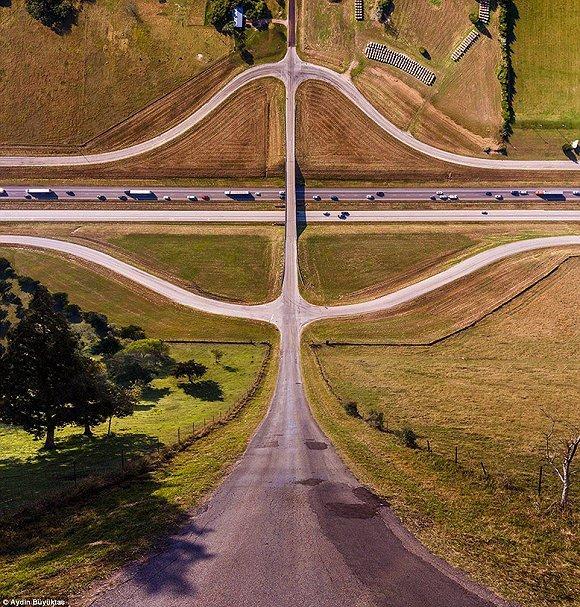 细数美国那些对称的道路