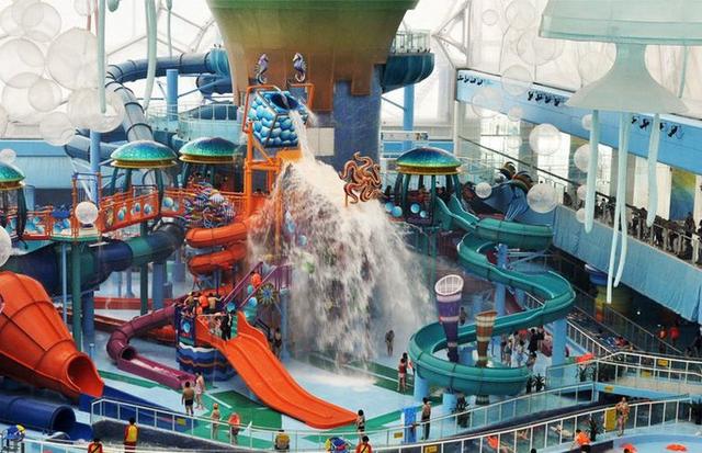 室内玩水也能high 嬉水乐园游转暑期档_大燕网天津站_腾讯网