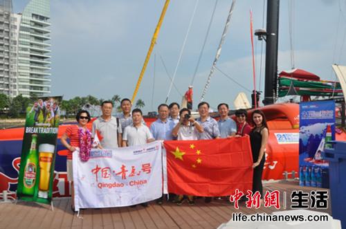 中国·青岛 号驶出国门 南洋飞舟再访丝路