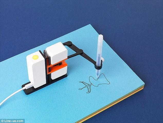 可编译的小型绘画机器人 把创作从屏幕挪到纸