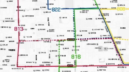 亲贤街封闭施工 图解822等4条公交线路改线