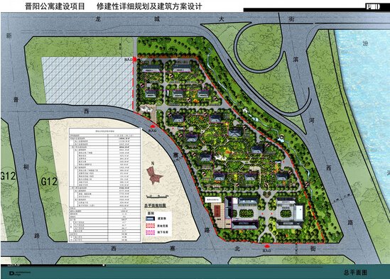 太原龙城大街新项目晋阳公寓规划方案图