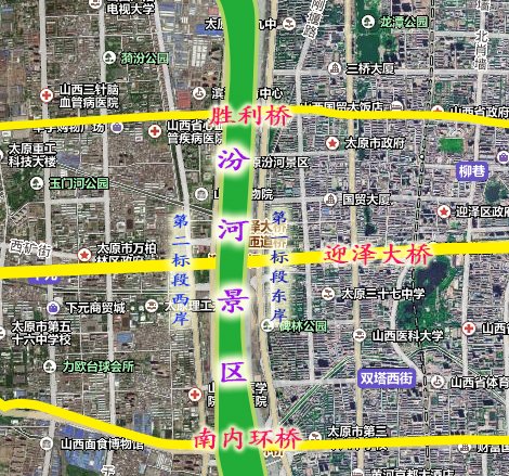 汾河景区(一期)园林绿化工程招标 投资约820万